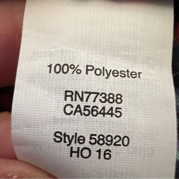 J. Crew Blue/Red Pattern Silk Camisole Top Sz 0 - Picture 4 of 8